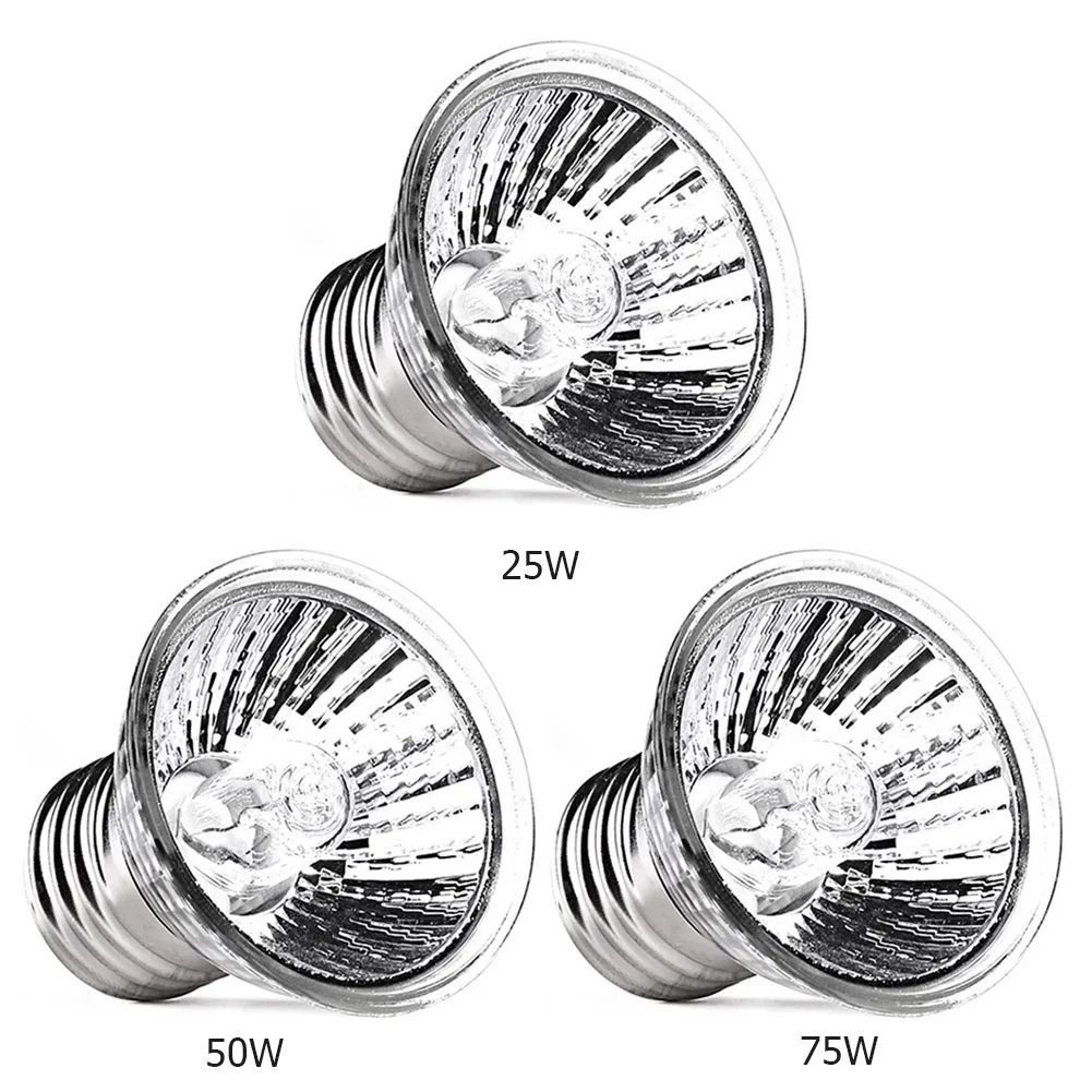 UVA + UVB Reptile Lamp Pet Amphibians Lizards Heating Bulb Turtle Basking Lights for Household Turtle Accessories