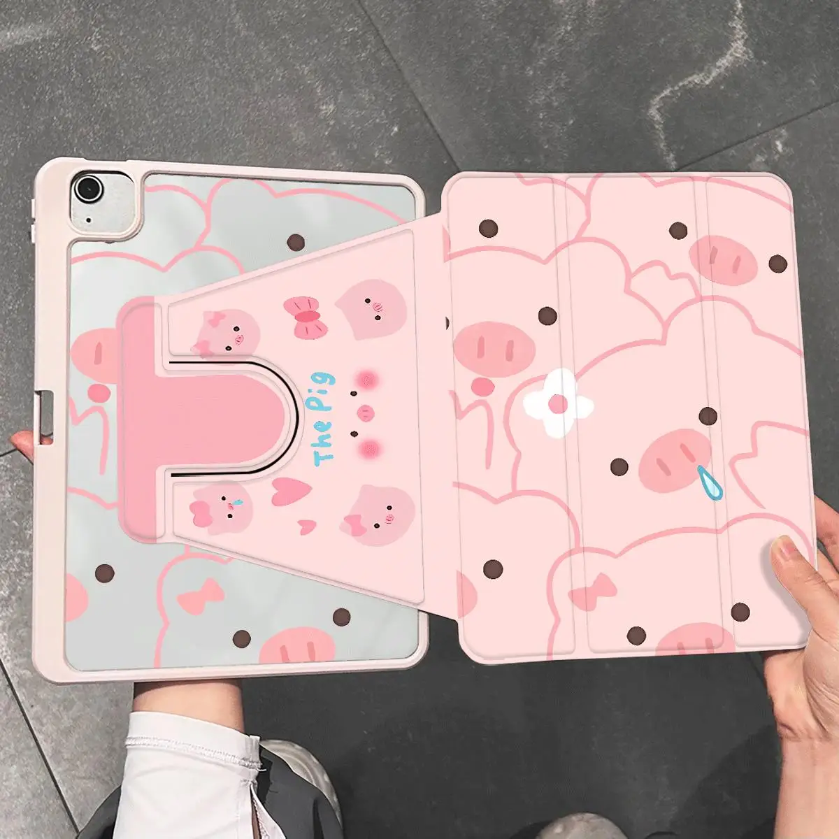 Fortune Cat Protective Tablet Case – Universal Fit