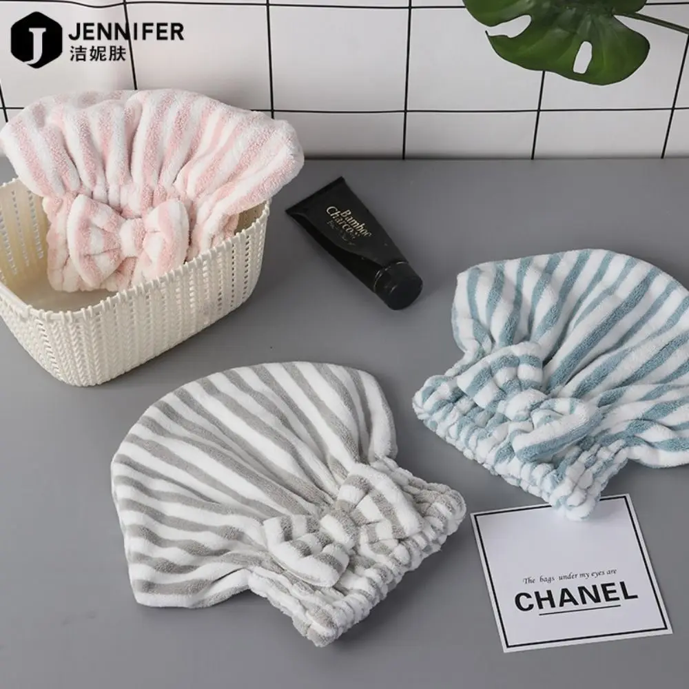 

Полотенце из микрофибры для сушки волос, с бантом