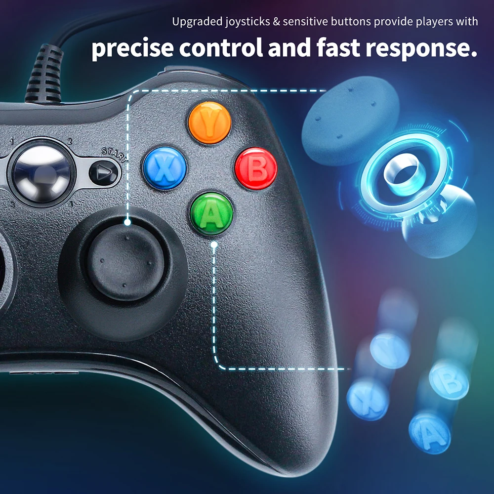 OSTENT USB   Ʈѷ е  е, Microsoft Xbox 360 ܼ Windows PC Ʈ ǻ  