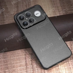 Deluxe Shockproof Leather Phone Case - Ultra Durable & Stylish Cover for Poco F8 Ultra (GRAY)