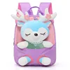 Cartoon Plush Split Elk Cute Children's Small Backpack Kindergarten Baby Girl Lightweight Fashionable Cute Backpack 5
