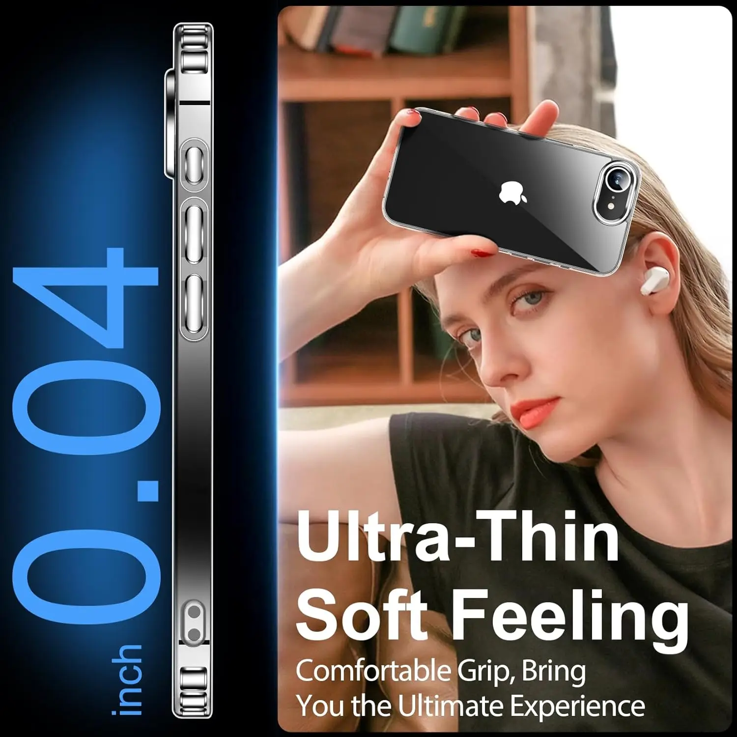 Crystal Clear Anti-Yellowing Phone Case - Premium Protective Cover Accessory