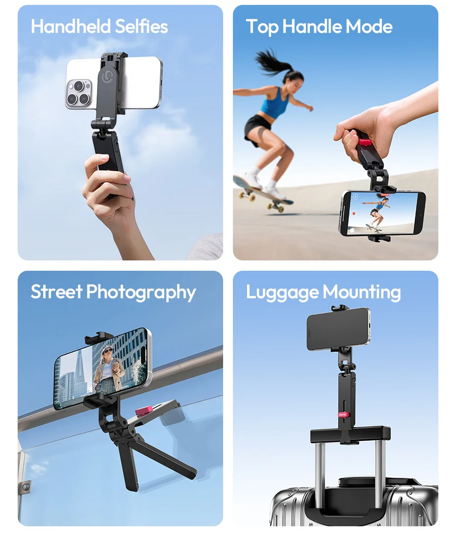  MA89 Phone Holder Mount for Smartphone Tripod Selfie Stick with 30MM Bottom Cl