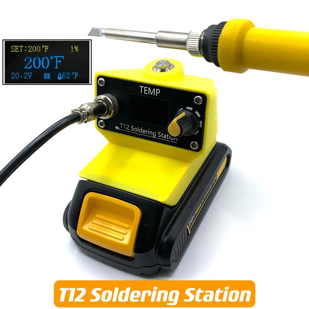 Cordless Desktop Soldering Station 70 W Digital Li ion Battery Solder