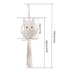 Handmade Cotton Thread Wall Hangings Decorations Wovened Owl Macrames Wall Hangings Pendants Ornament 6