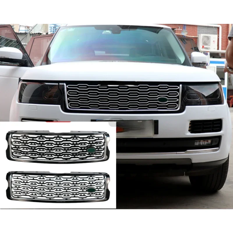 

Решетка радиатора для Land Rover Range Rover Vogue 2013-2017 SVA для L405 старой модели в новом стиле SVA передний бампер ABS решетка гриль 2013-17