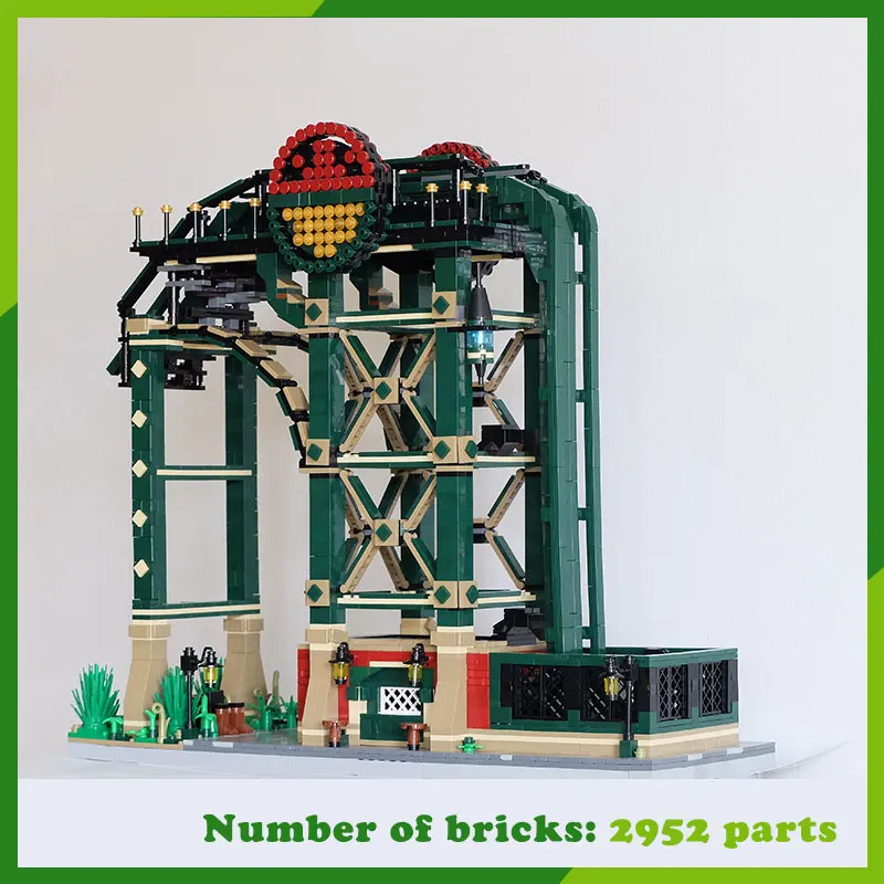 

MOC Building Blocks Shaft Tower Modular Model DIY Bricks Urban Landscape Architecture Collection Christmas Present Toy Gifts