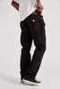 American 2025 new style Retro High Waist Straight Leg Embroidered Wide Leg Pants Harajuku couple Wear Embroidered Casual Jeans 2