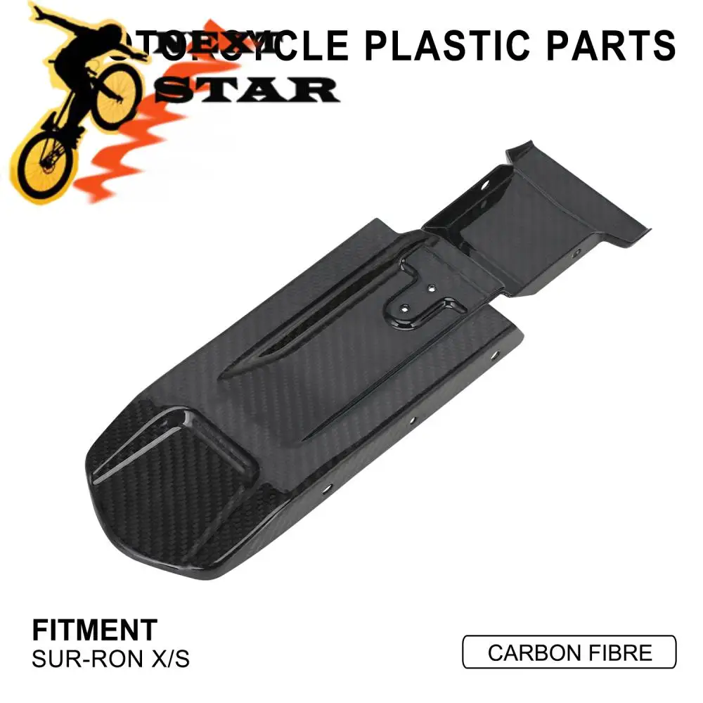 Funparts Parafanghi Parafanghi Posteriori In Fibra Di Carbonio Per Sur-Ron Surron Surron S X Accessori Moto