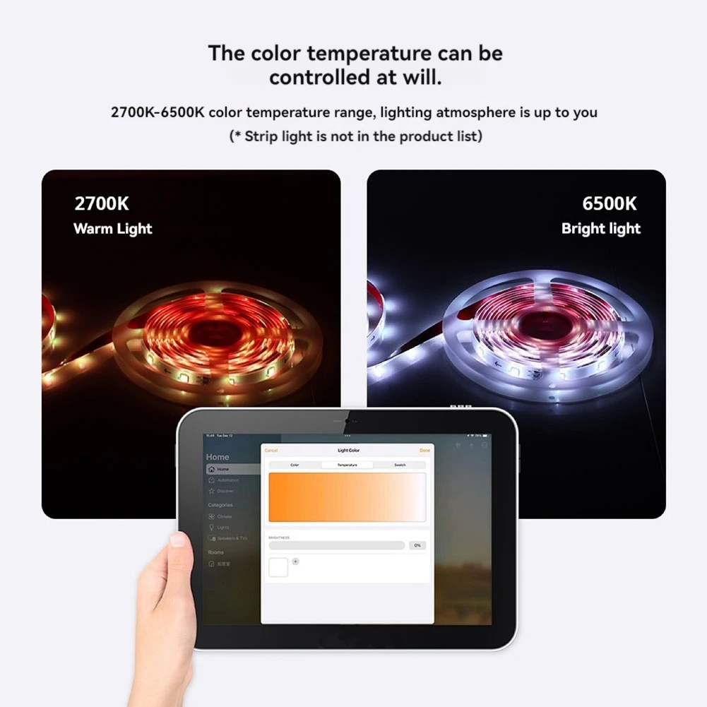 Matter Wifi LED strip light controller RGB CW for google home/for alexa control support