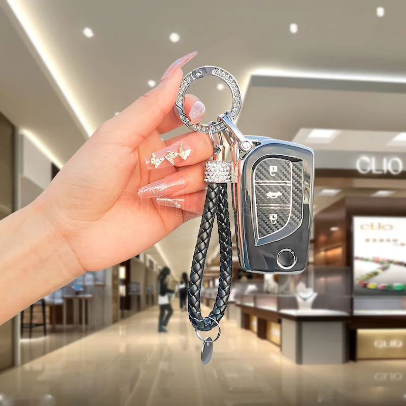 Soft Tpu Car Remote Key Case Full Cover Holder For Toyota Auris Corolla