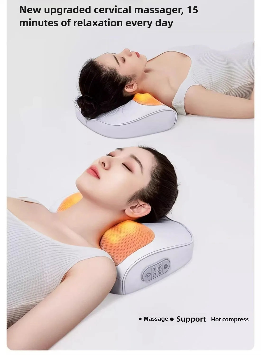 Electric Neck And Shoulder Shiatsu Massager With Heating Function_voghion.com