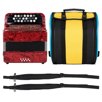 accordion keyboard instrument 22-key 8-bass button type Bayan accordion professional performance practice teaching