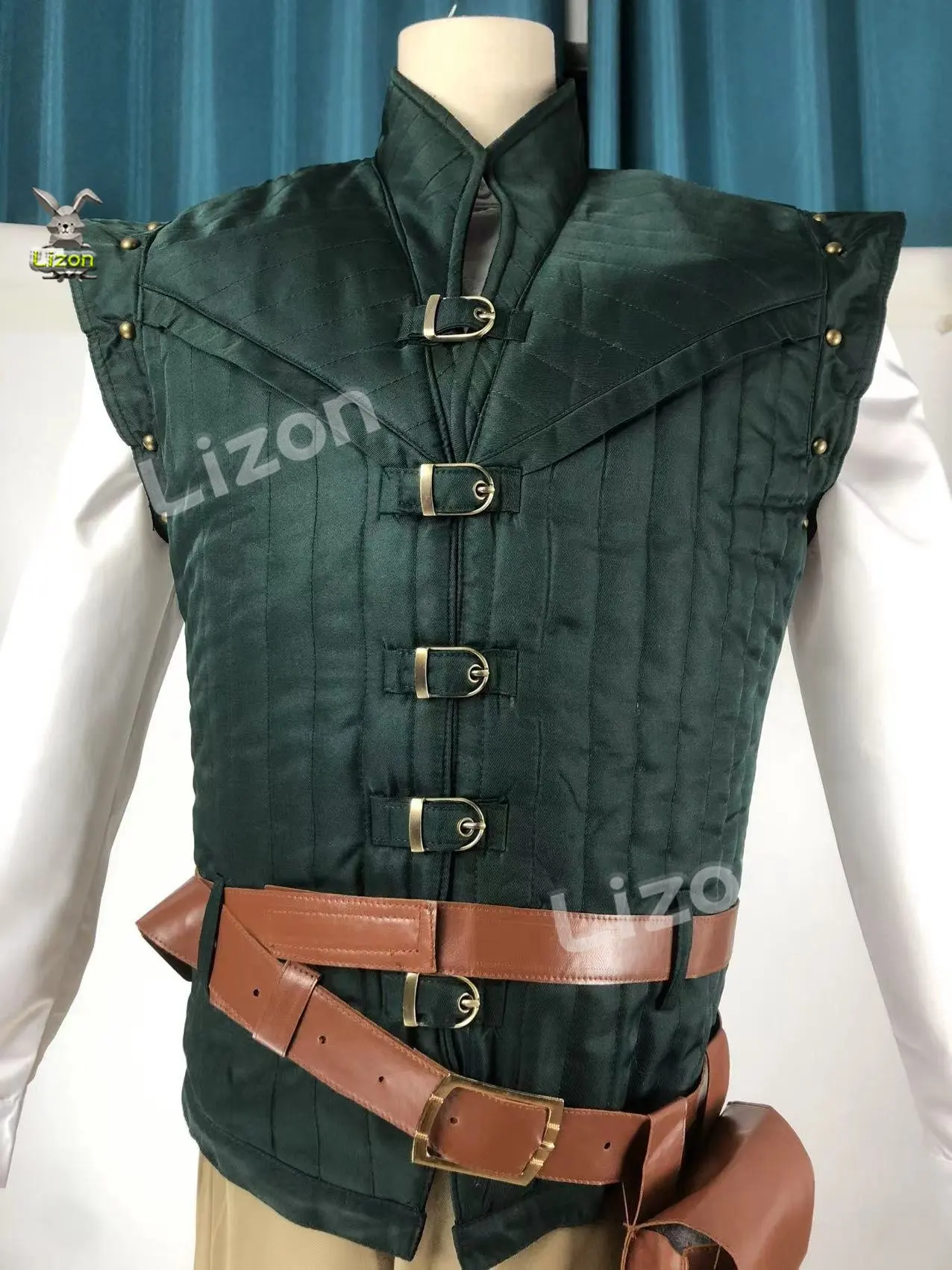 thumbnail image 2 of Chaleco de disfraz de Flynn Rider para cosplay, camisa, traje de carnaval de Halloween, talla personalizada, 2 of 5