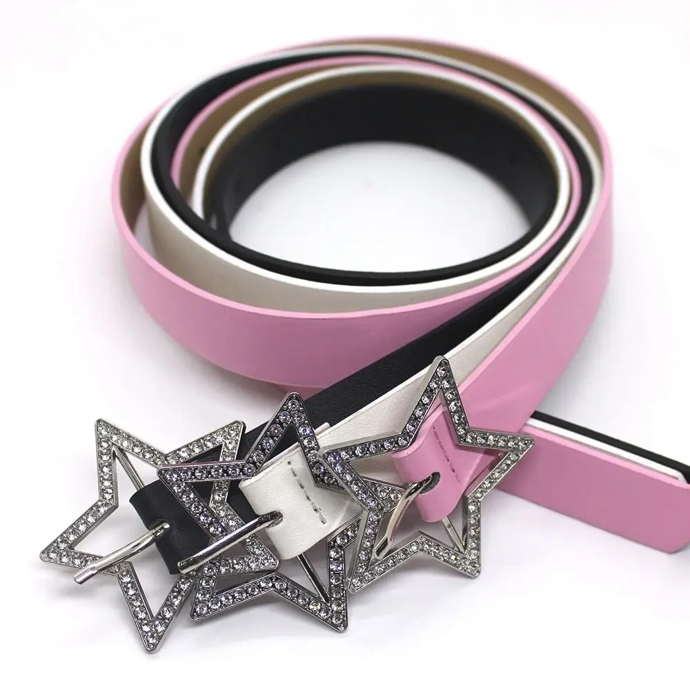 

Waist Belt Jeans Dress Decorative Accessories Rhinestone Adjustable Waistband Corset Belt Women Waist Belt Star Buckle Belt