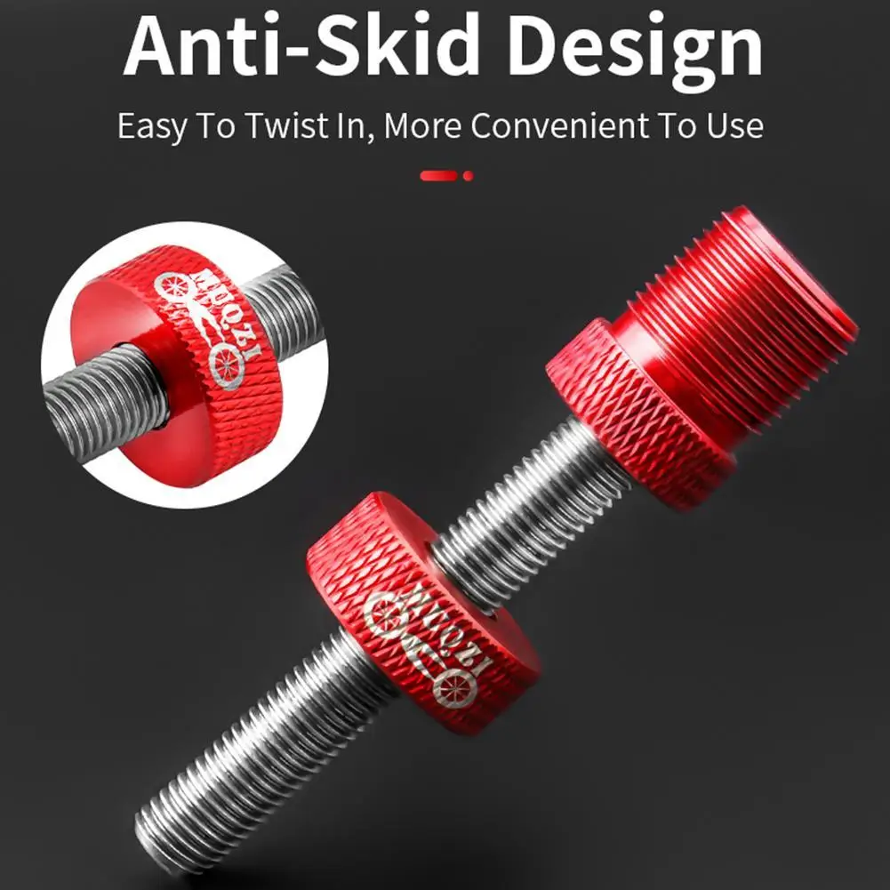 Bicycle Square Taper Bottom Bracket Installation Removal Anti-drop Tool Aluminum Alloy Road Bike Remover Fixing Rod, bicycle bottom bracket tool