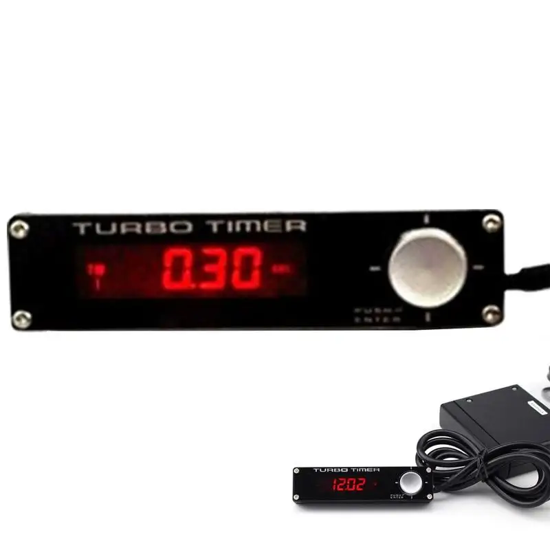 Turbo Timer Car Universal Led Digital Turbo Timer Device Display Retroilluminato A Led Digitale Rallentatore Di Tempo Di Parcheggio Universale Per Aut