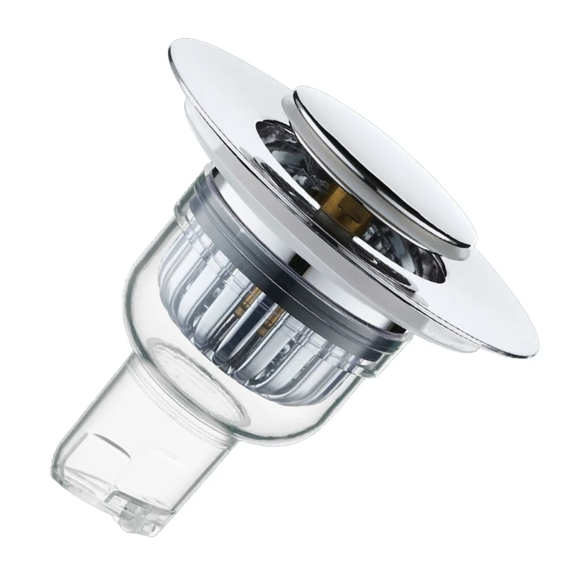 Bathtub Drain Stopper Bathroom Shower Sink Drain Plug Push-type Bounce Cores