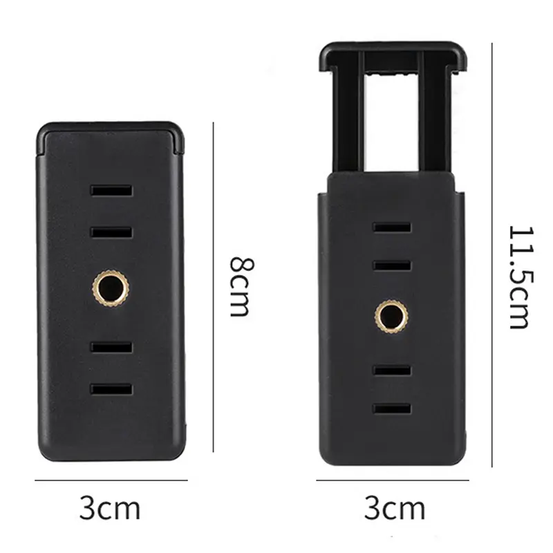 1pcs Universal Phone Clip Bracket Holder Mount Tripod Monopod Stand For IPhone Smartphone Selfie Holder - Image 5