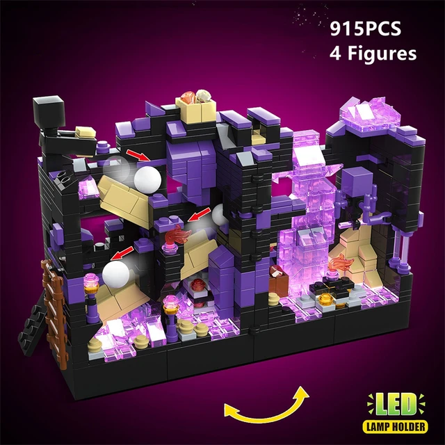 Minecraft Lego World Zombie, Blaze Bridge Nether Set