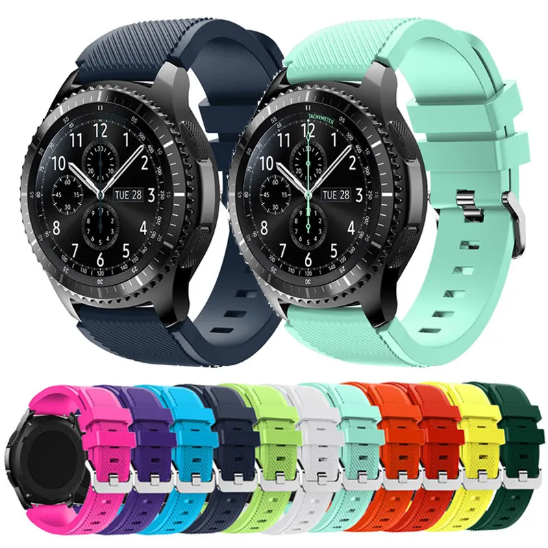 

1PC Silicone Strap For Samsung Gear S3 Frontier Sport Replacement Band Wristbands for Gear S3 Classic Belt Watch Accessories