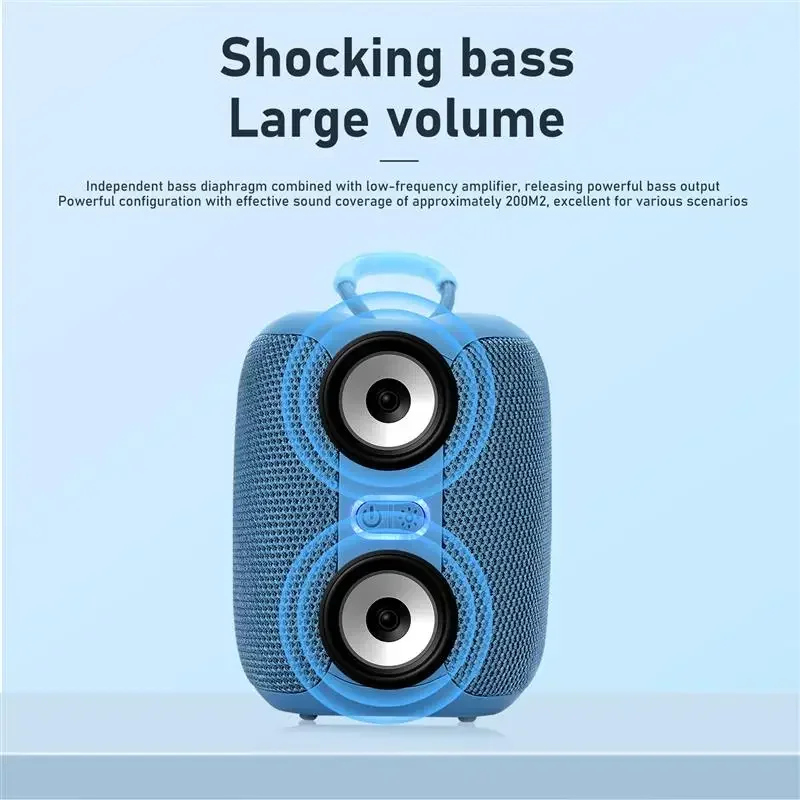 TG658 Portable Bluetooth Speaker Wireless Subwoofer Column Mini Bass FM TF BT Music Play For Android iOS Smart Phone PC Laptop