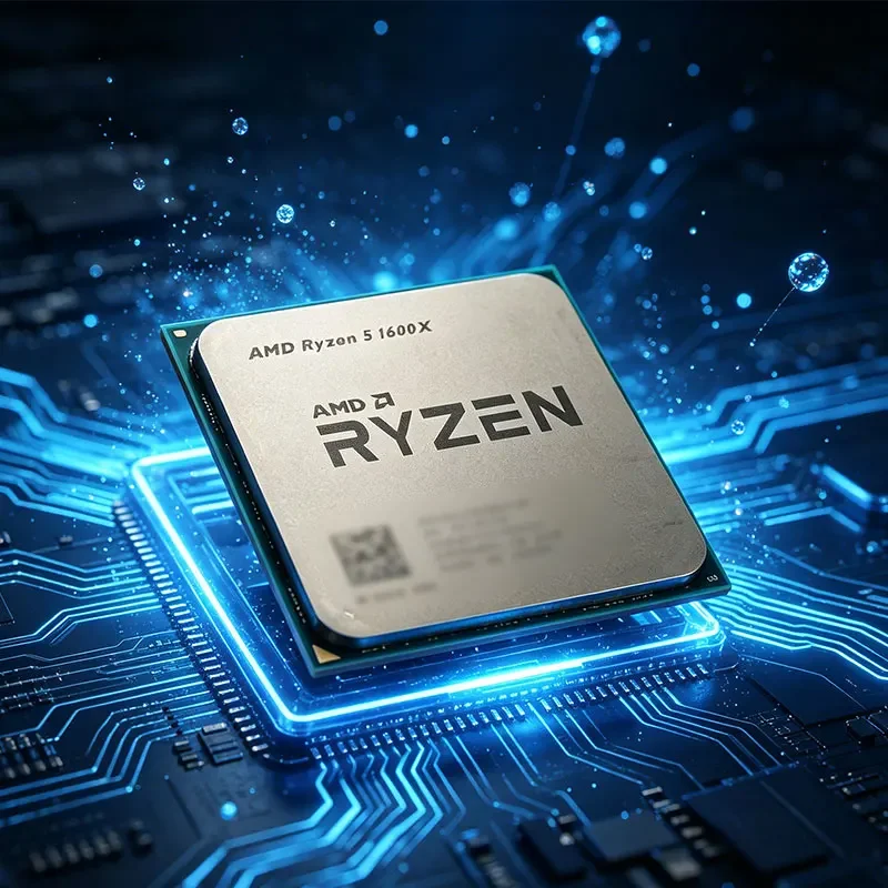 AMD Ryzen 5 1600X 3.6GHz 6코어 12스레드 CPU 95W L3 16M YD160XBCM6IAE 소켓 AM4 R5 1600X