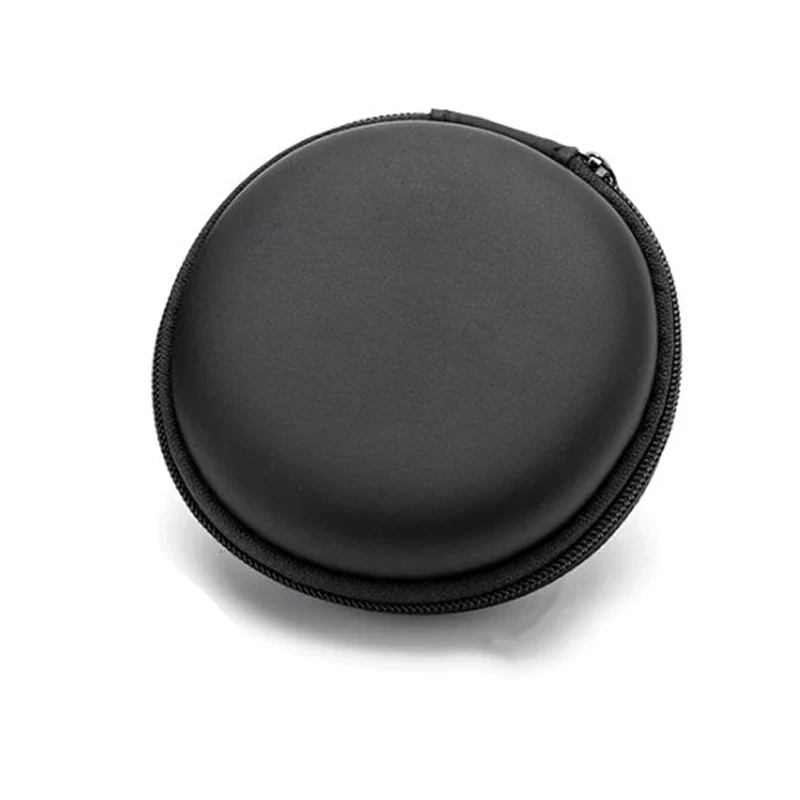 Compact Shockproof Headphone Carrying Case - Mini Travel Storage Bag