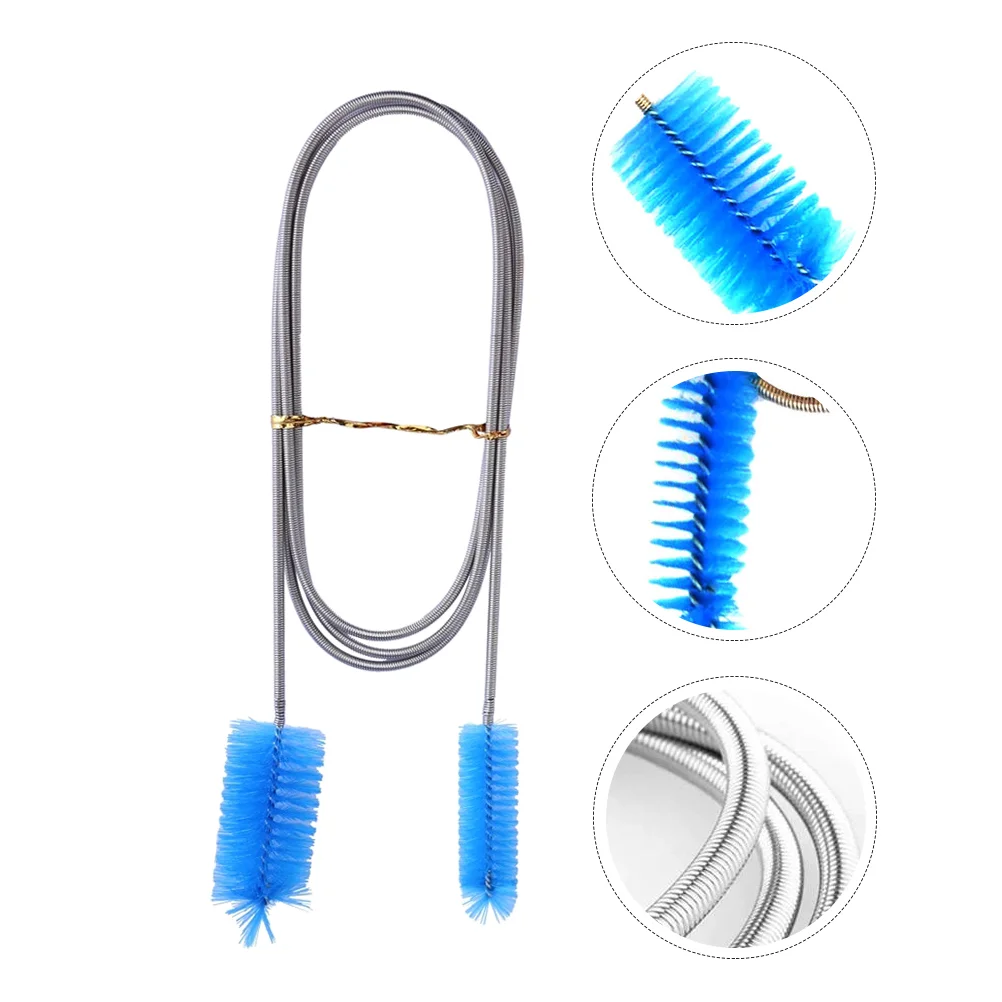 

Spring Pipe Cleaning Brush Multi-use Double Head Cleaning Brush for Aquarium