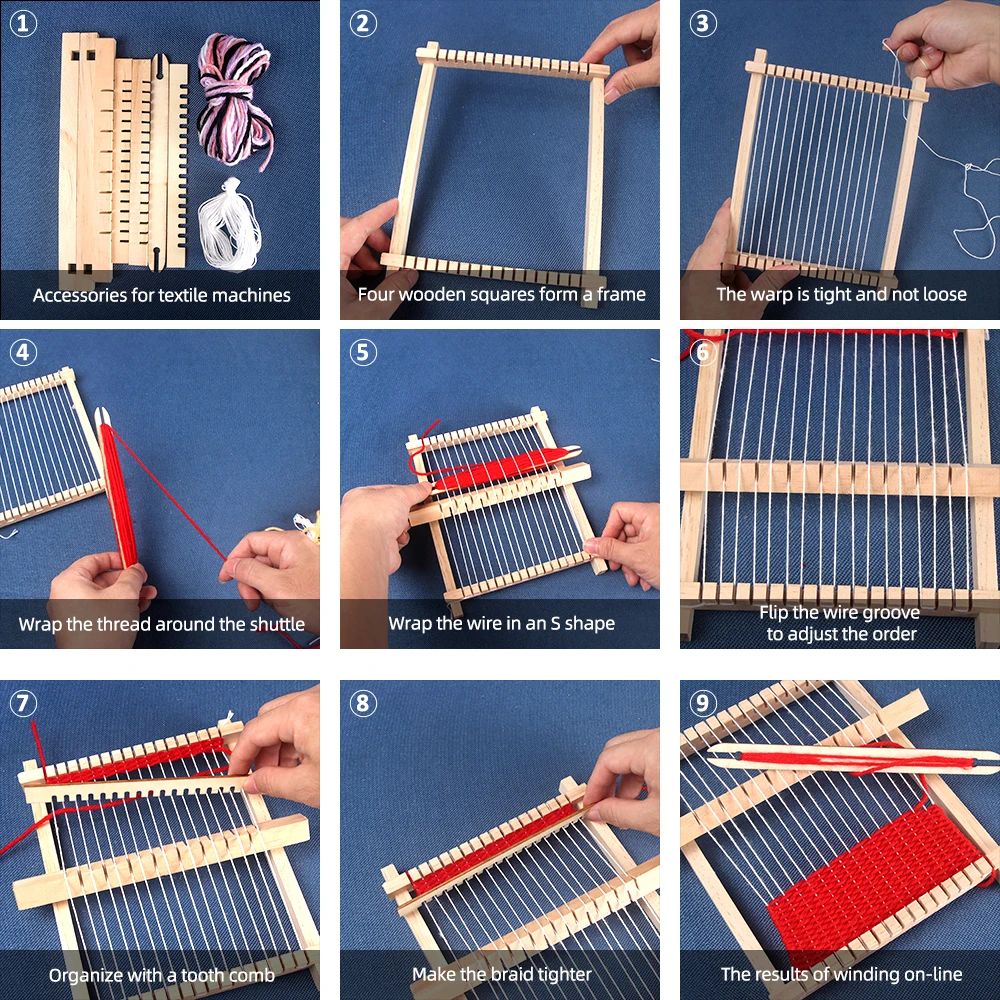 Loom Mini Spinning Knitting Machine Handmade DIY Making Children's