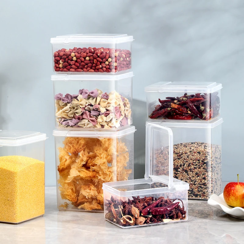 Flip Lid Spice Organizer Seasoning Box Sealed Pepper Kitchen Anise Cinnamon Case Household Dispenser Kitchen Storage Container