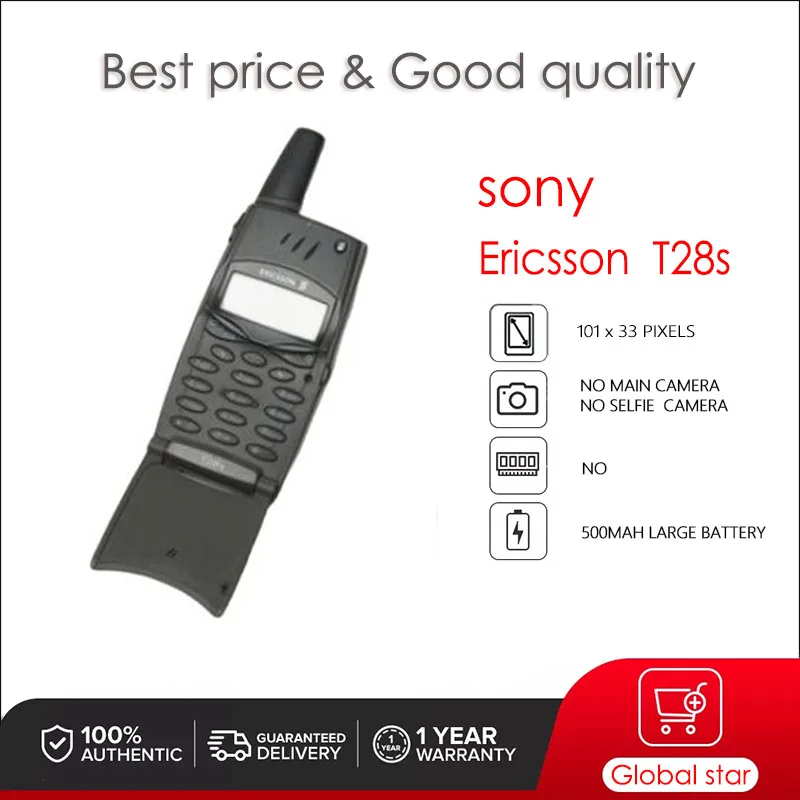 Tanie Ericsson T28s odnowiony-oryginalny telefon
