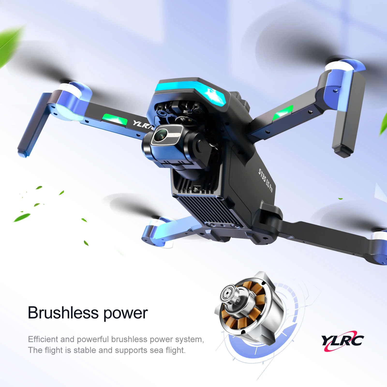 Drone quadcopter S135 RC Drone with Camera 5G WiFi 8K HD Dual Camera 360 Laser Obstacle Avoidance Three Axis Pan-tilt GPS Return Quadcopter Drone