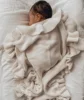 Personalized Baby Blanket with Name, Knitted Baby Boy Girl Swaddle Blanket for Newborn Infant Toddlers Kid 70x90cm 5
