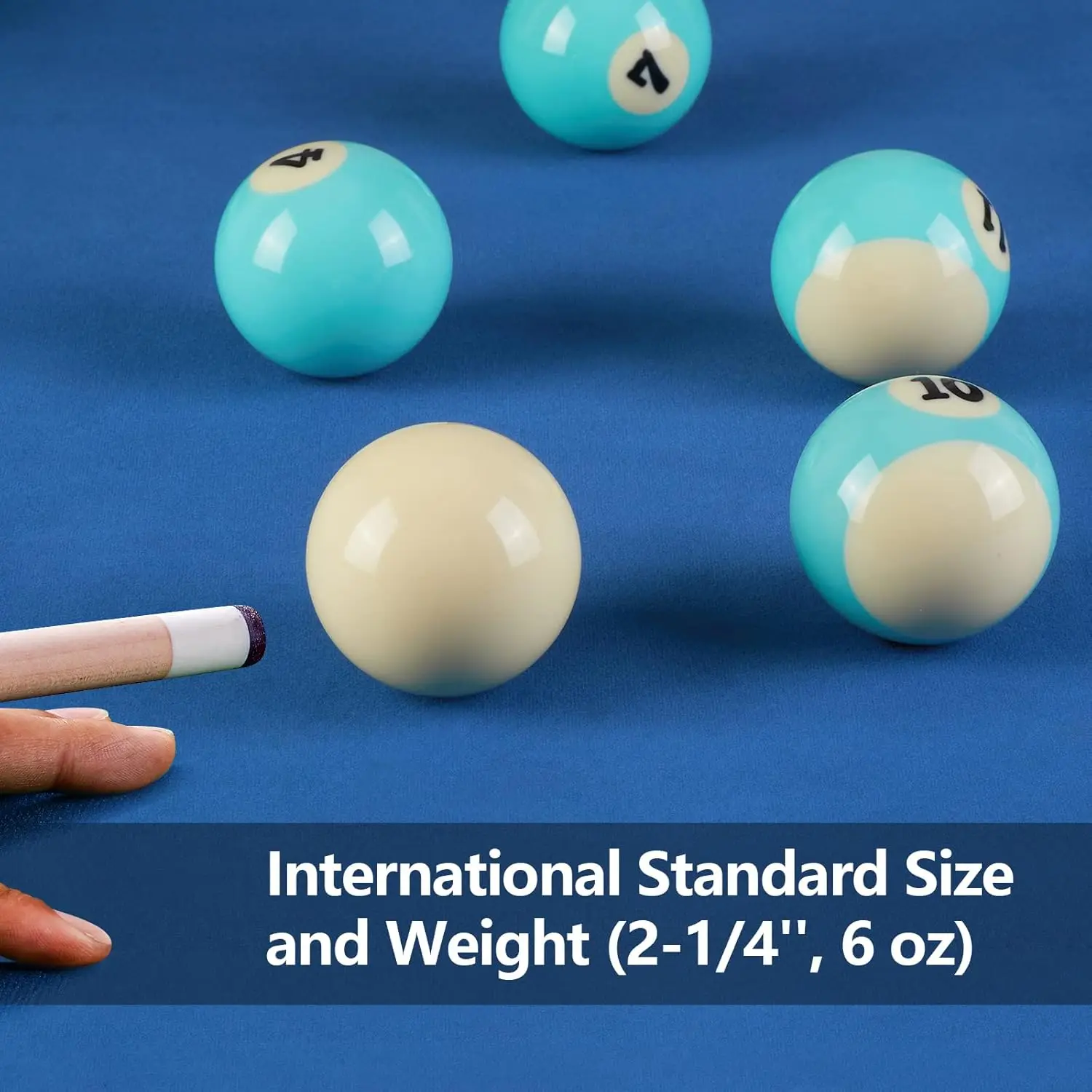 Ball Pool Balls 2-1/4 Inch Pool Ball Set Made with high-Grade Imported Resin