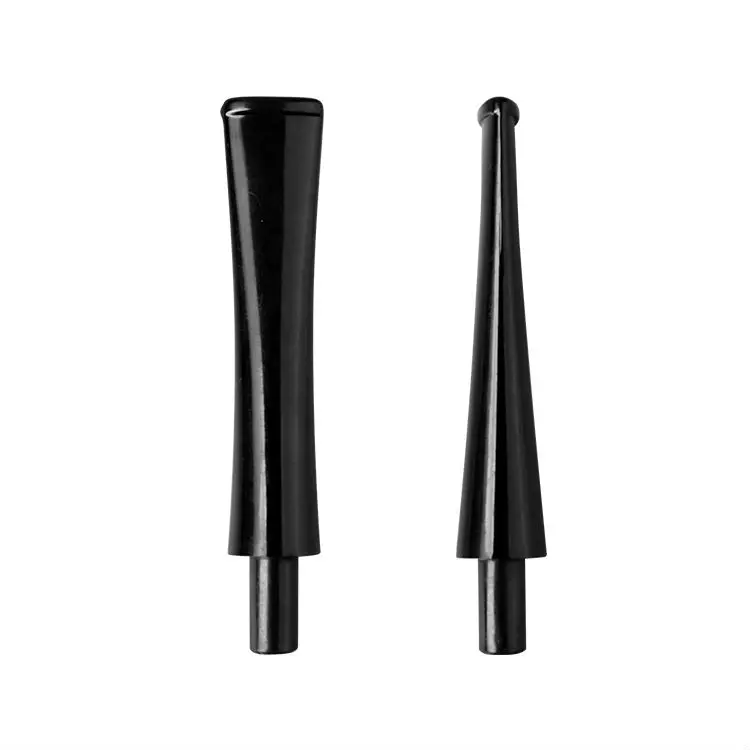S61a4da34a8514666a664da8b8c0ca584A Handgefertigtes schwarzes Pfeifenmundstück