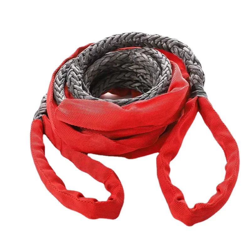 9MM*6M Powered Tow Rope Heavy Duty High Strength 4x4 Off-road Vehicle Trapped Rescue Towing Rope Nylon Fiber Synthetic ATV UTV images - 6