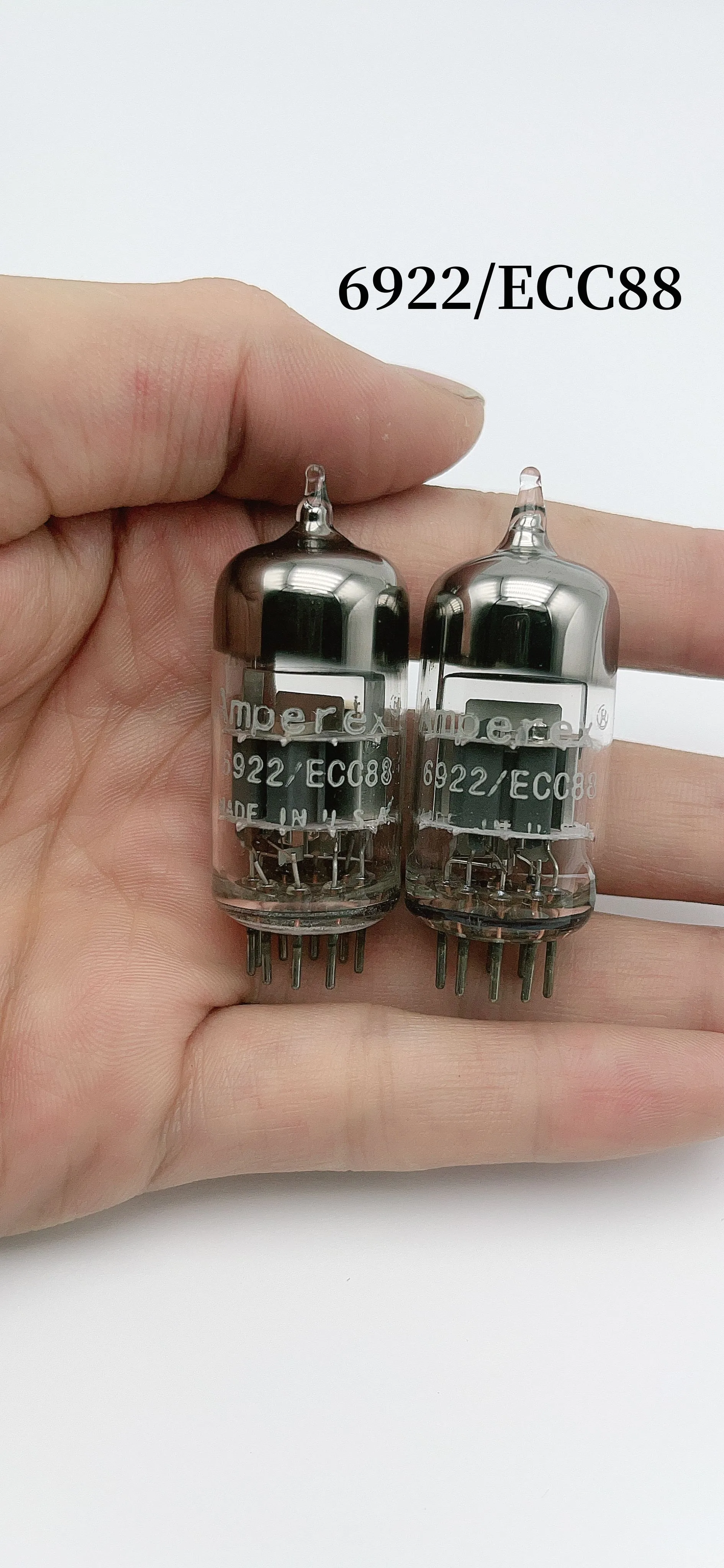 

New American Amperex ECC88 6922 electronic tube on behalf of Beijing 6DJ8 6N11 E88CC CCA precision pairing.