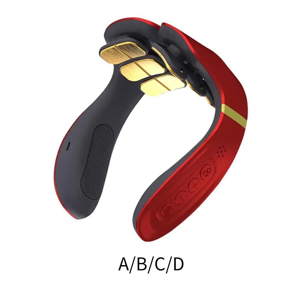 

1PC Portable Electric Neck Massager with Heat Intelligent Physiotherapy Device for Pain Relief Back Soothing Women Men Outdoor