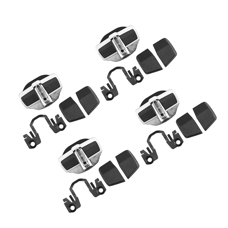 

4 Set Car TRD Door Stabilizer Latches Protector Cover Lid For Subaru All Series BRZ XV Forester Legacy Outback Impreza WRX