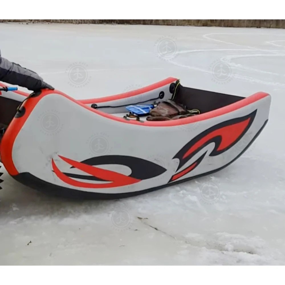 New Design Inflatable Pneumatic Catamaran Water&Snow Sled Inflatable Snow Sledge for Sliding or Skiing