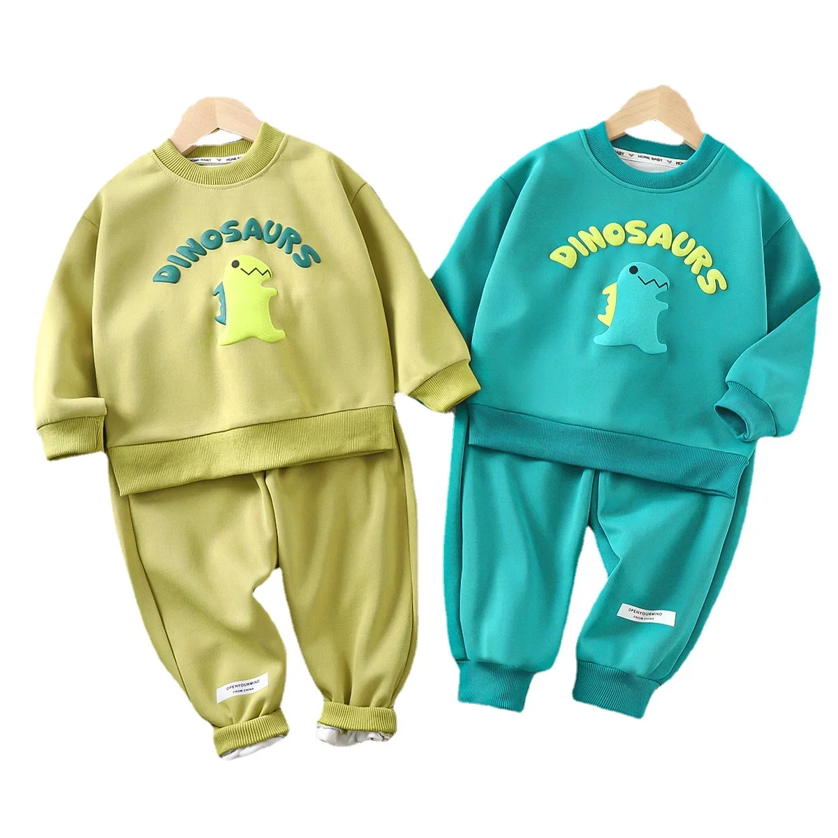 

2023 Autumn New Boys Cartoon Pullover Hoodie Long Sleeve Suit Boys Baby Casual Pants Two Sets Ropa De Niña Toddler Girl Clothes