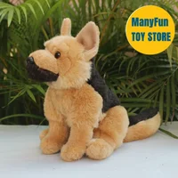 Realistic German Shepherd Dog High Fidelity Anime Cute Plushie Wolfhound Plush Toys Lifelike Animals Simulation Stuffed Doll 1