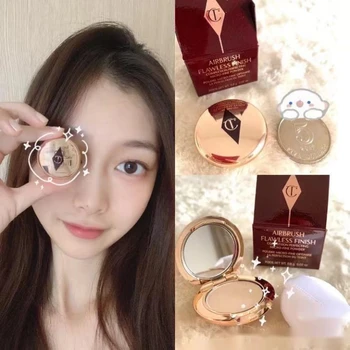 미니 파우더 세팅 파우더 드라이 파우더 샘플, 오래 지속되는 오일 컨트롤, 방수 컨실러, 매트 파우더, 여성 메이크업 제품