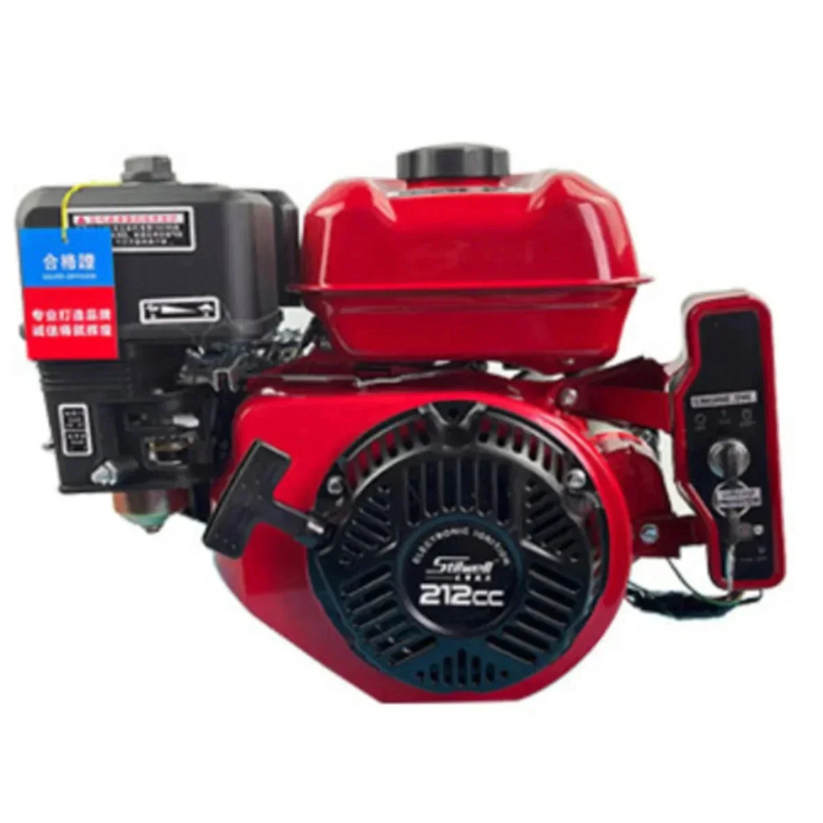 7.5HP 4KW 212CC Horsepower Electric start Gasoline Engine 170F High-power Gasoline Power Single Cylinder Four Stroke OHV gasoline engine