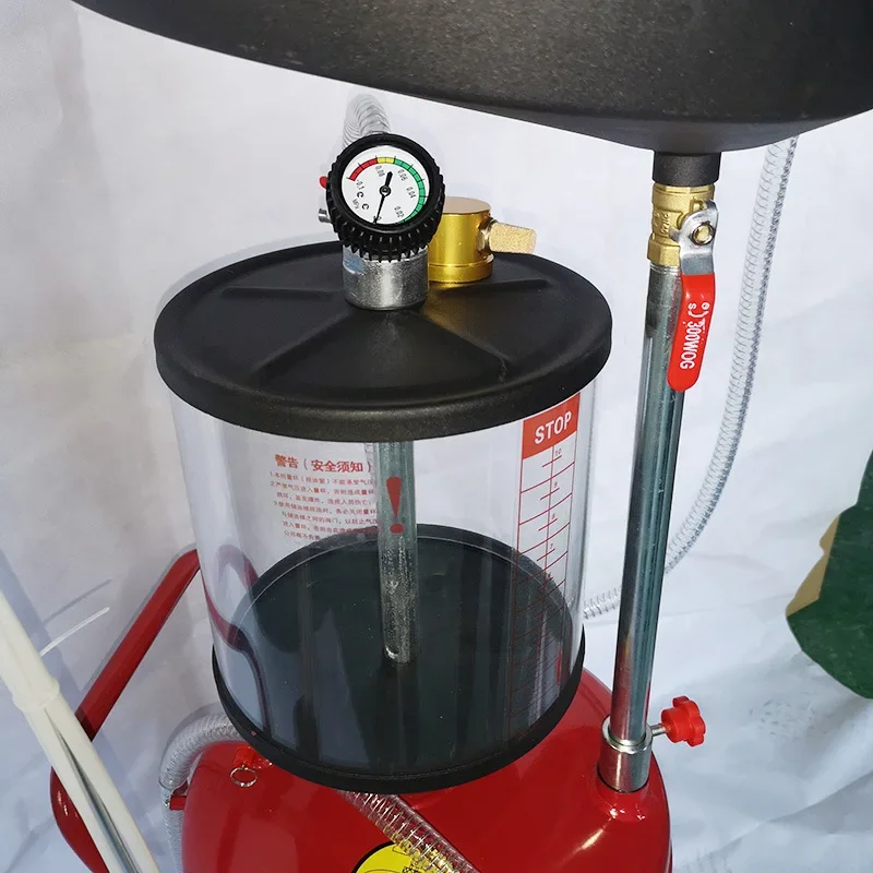 30L/80L Pneumatic Oil Pump with Measuring Cup Waste Oil Collector with Dual Purpose for Extraction and Waste Recovery