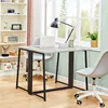 Small Foldable Computer Desk Writing Study Desk Easy Assembly Space-Saving Foldable Laptop 5