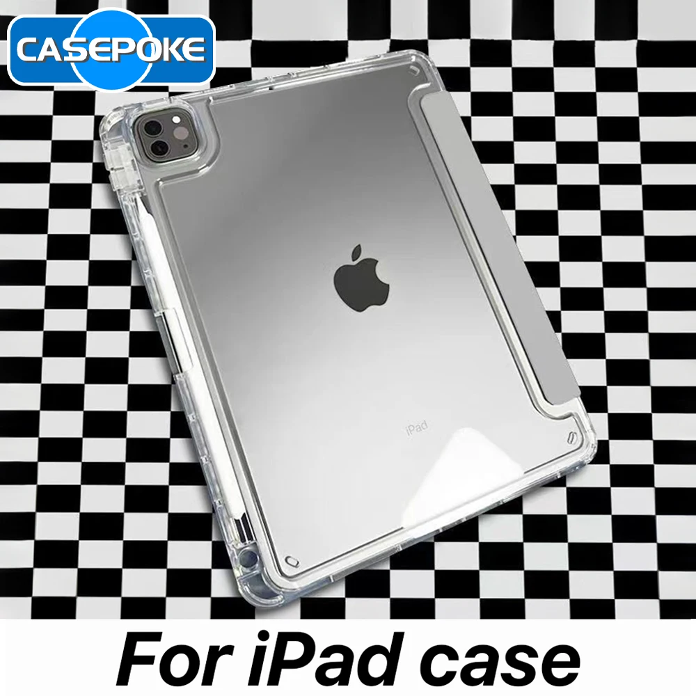 Capa Transparente para Ipad Ipad Air Pro 11 9ª Geração Acessórios Ipad 10.2 7th 8th 9th 2023 9.7 5th 6th