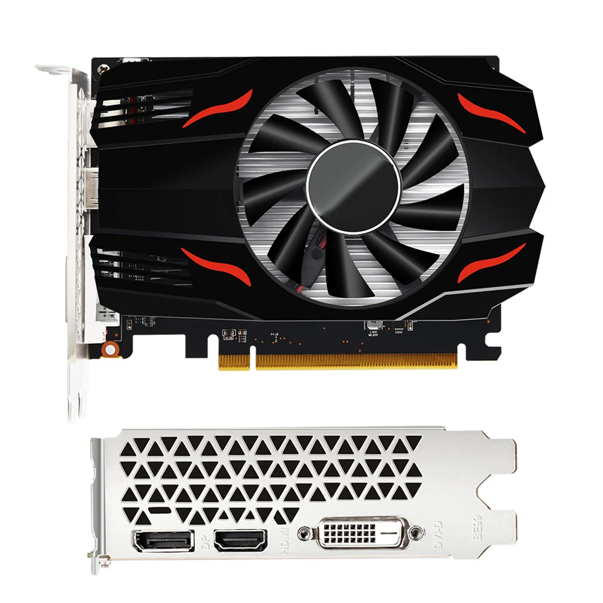 

RX550 4G DDR5 Graphics Card 128 Bit 1183MHZ 14Nm PCI-E3.0 8X DP+DVI+HDMI-Compatible Video Card